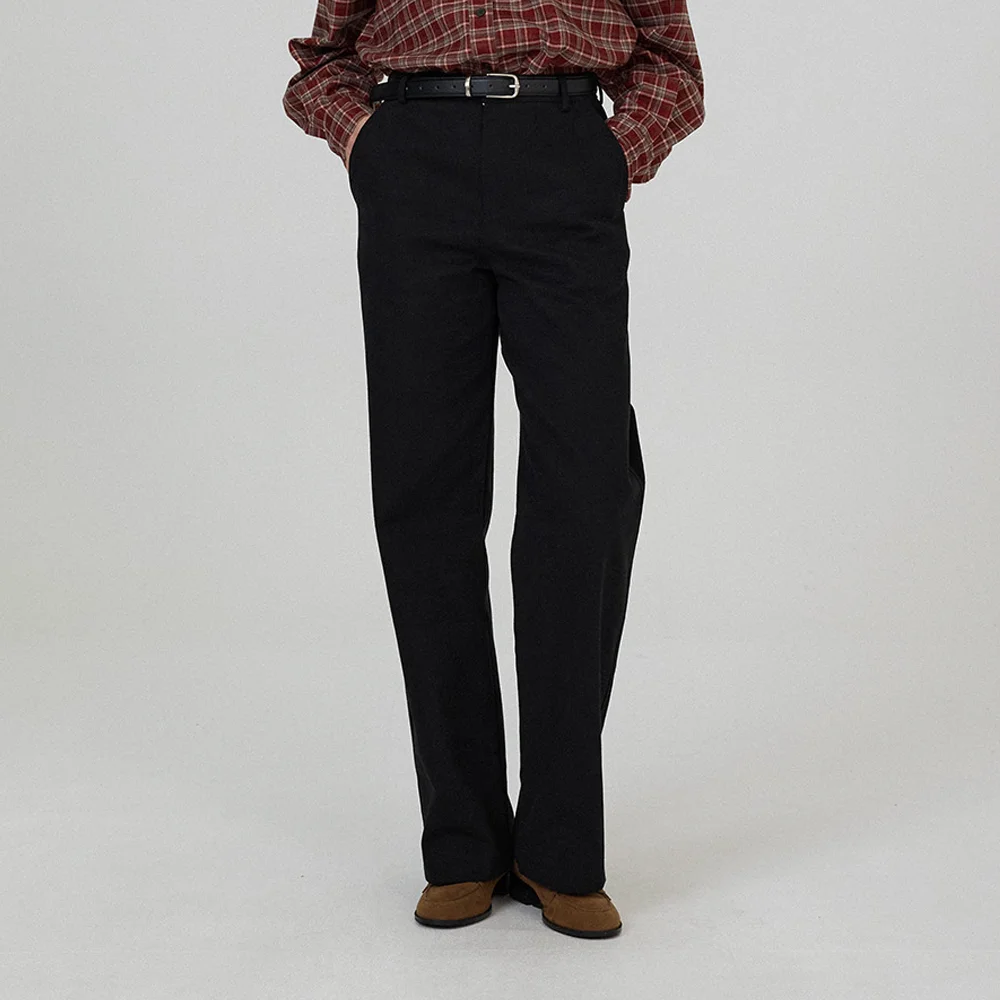 Purdy Peach Cotton Pants - Black