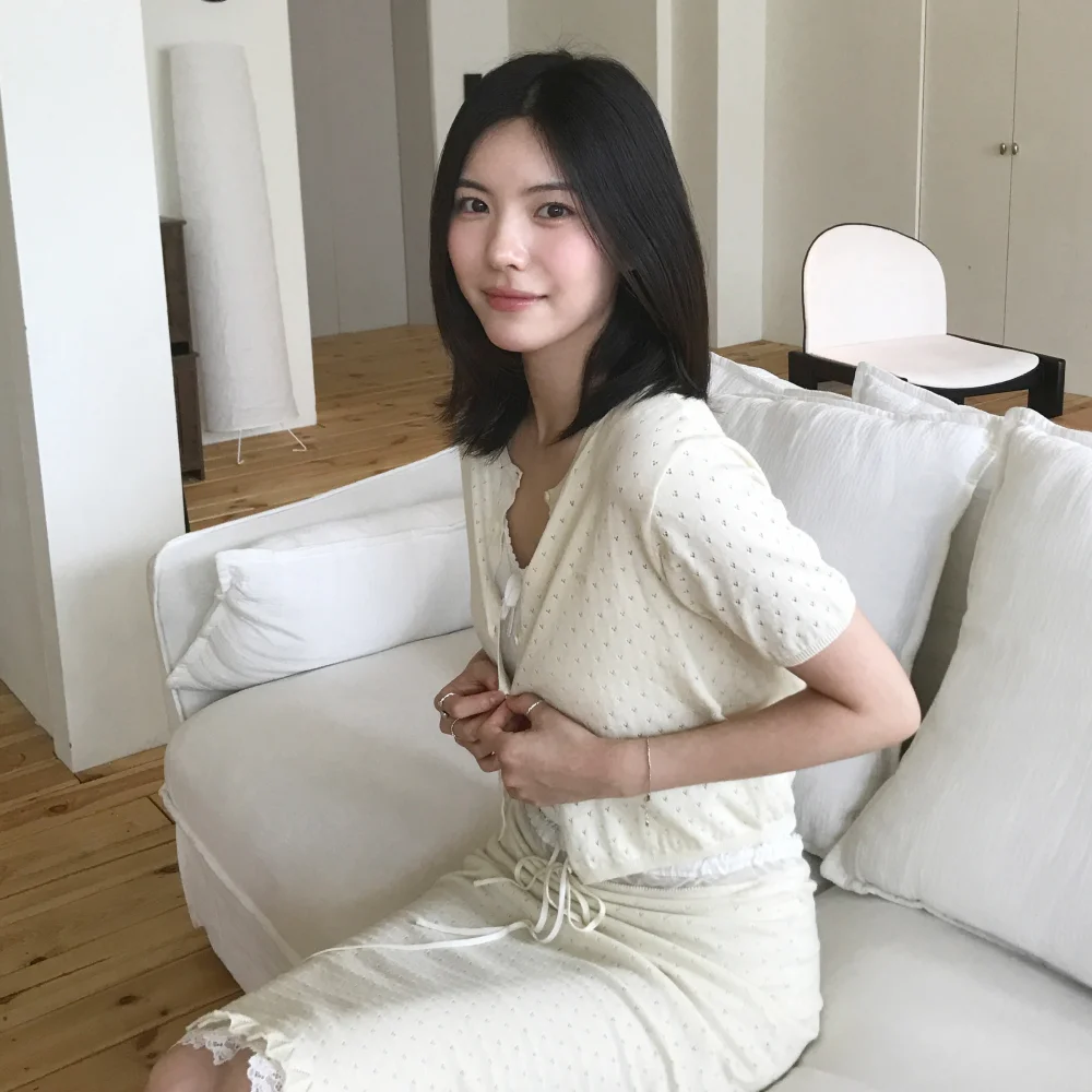 MELODY H/S CARDIGAN (3COLOR)