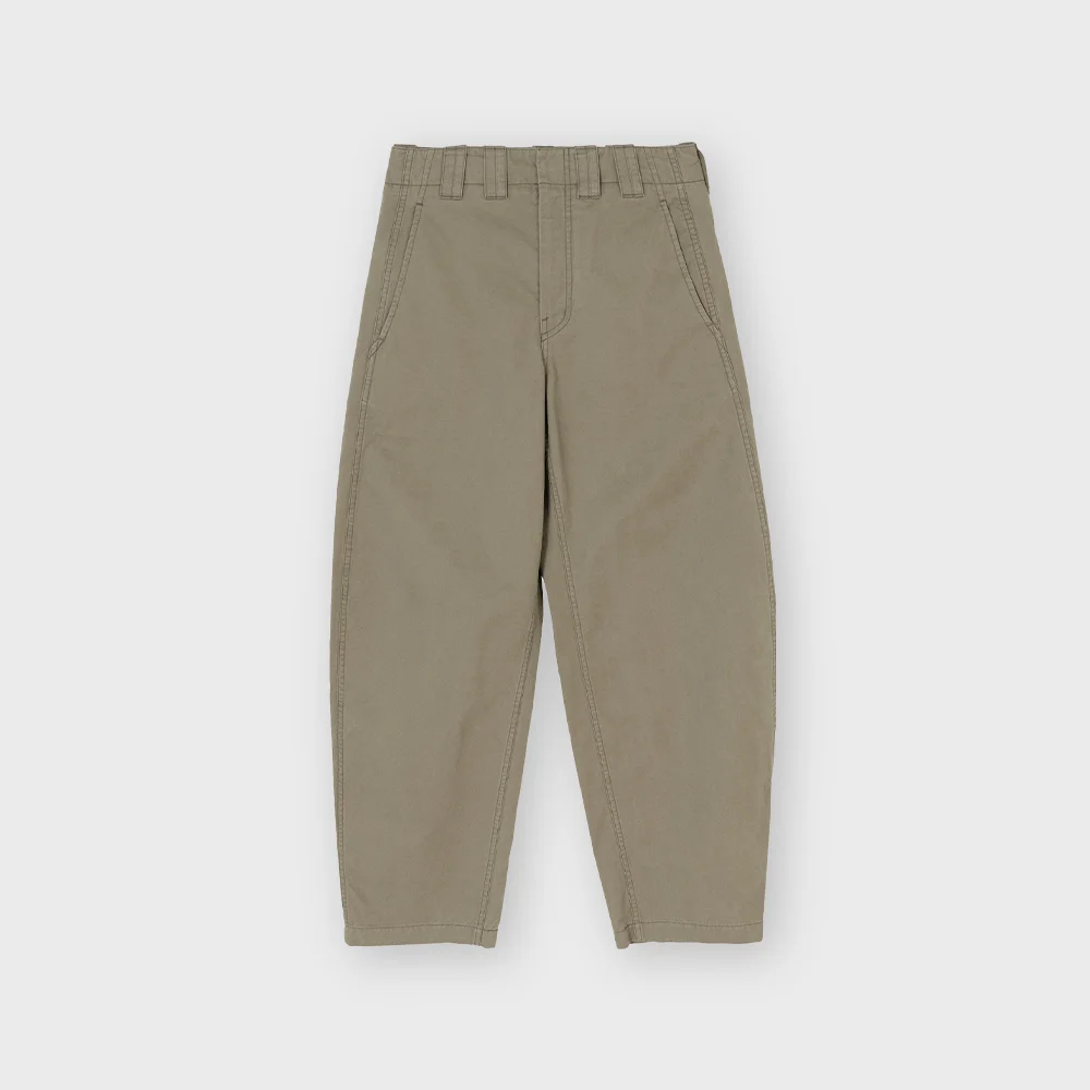 Washed Work Pants, Dark Beige
