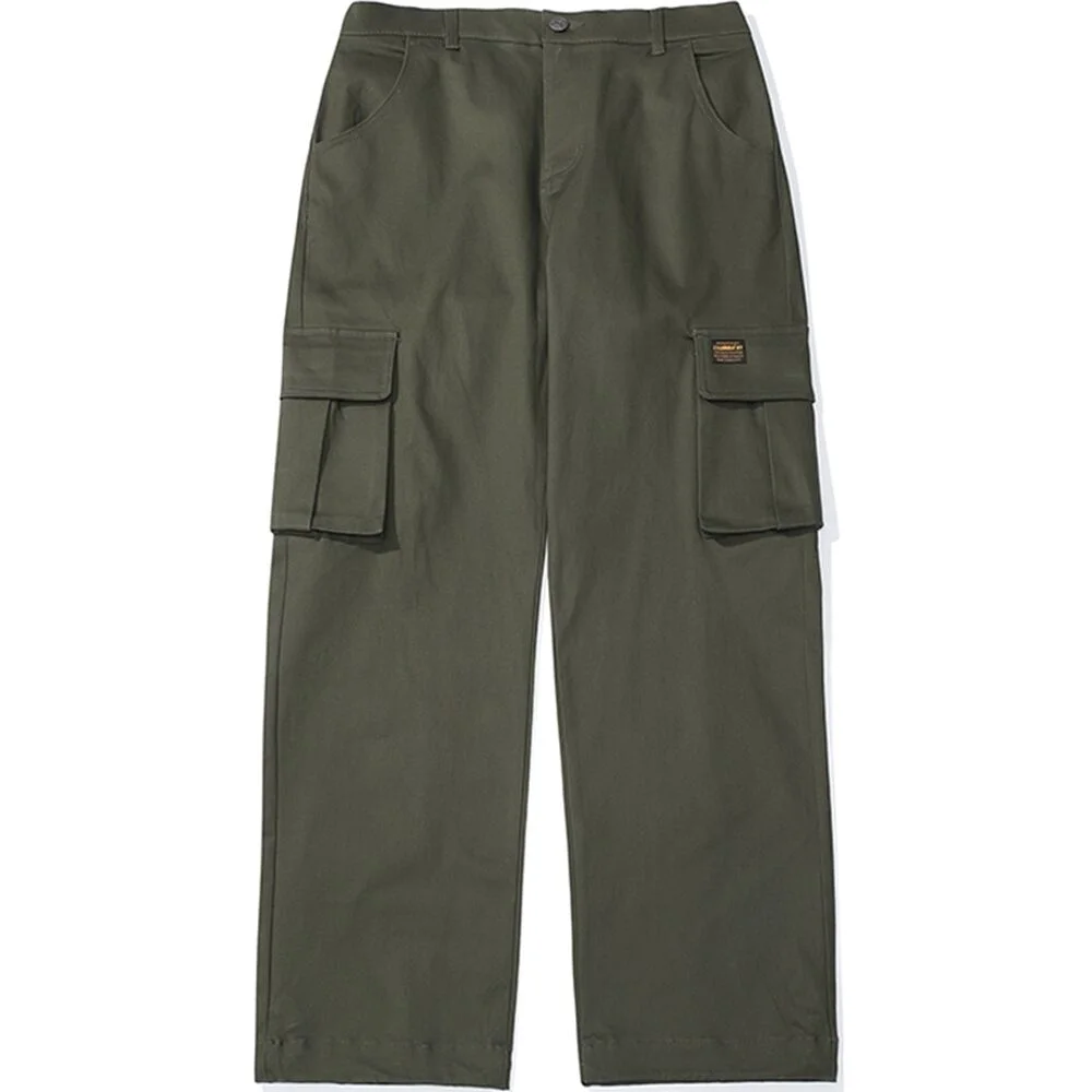 M-LABEL CP MULTI POCKET LOOSE-FIT PANTS 深卡其色