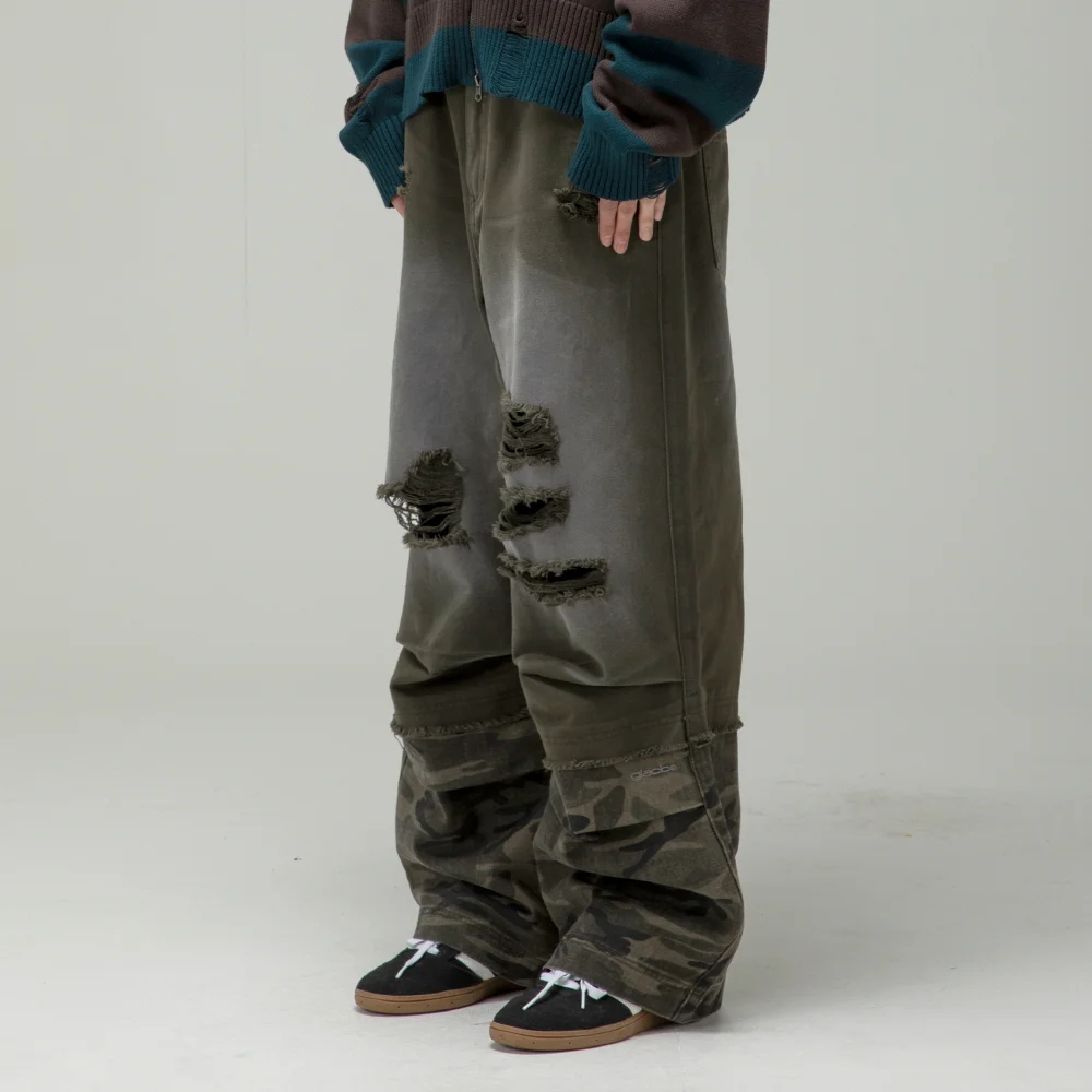 GP131 迷彩 混合 純棉 Parachute 褲子 (OLIVE)