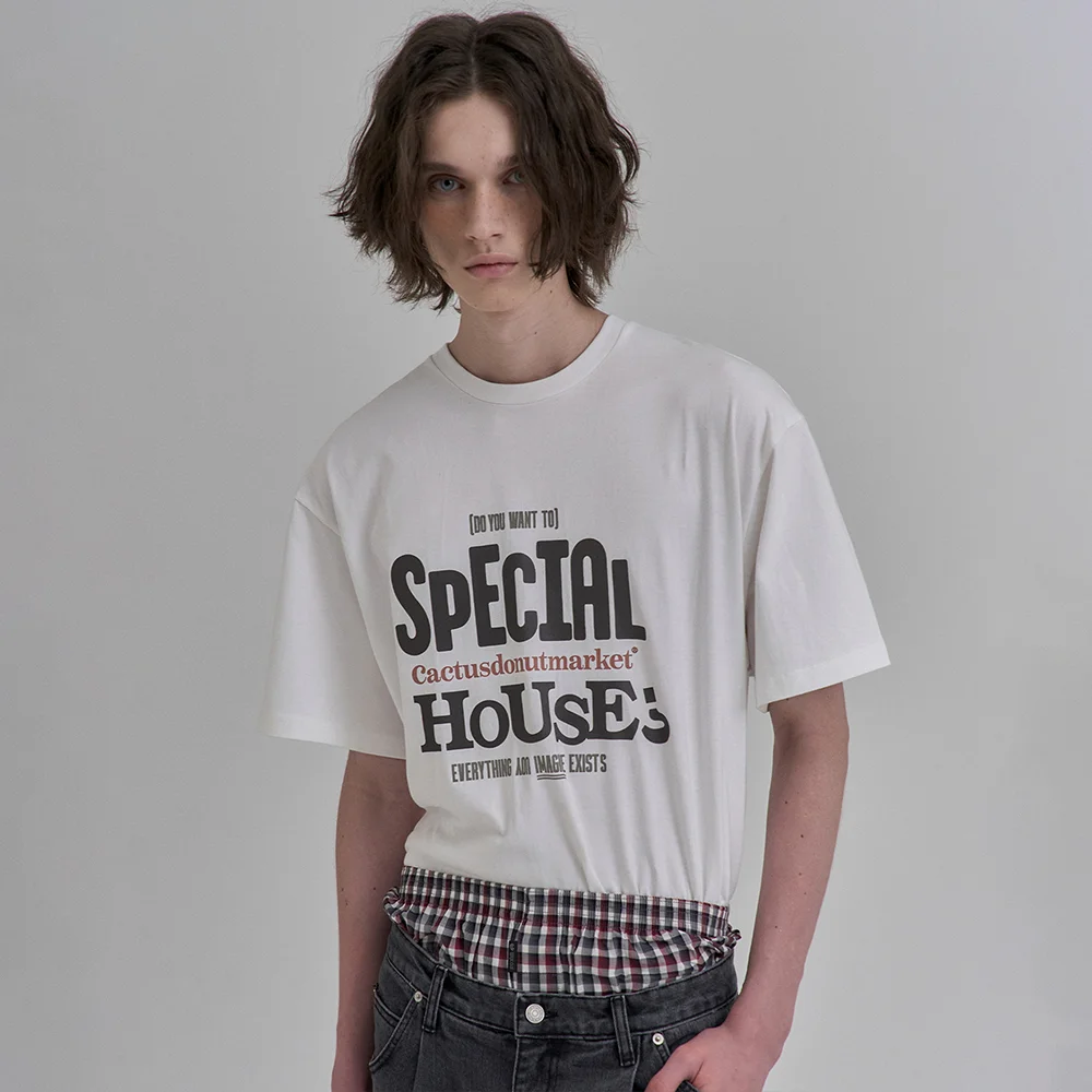 SPECIAL HOUSE T-SHIRT - WHITE