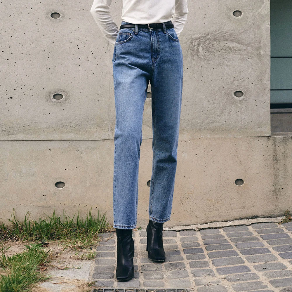 Collect denim pants - blue
