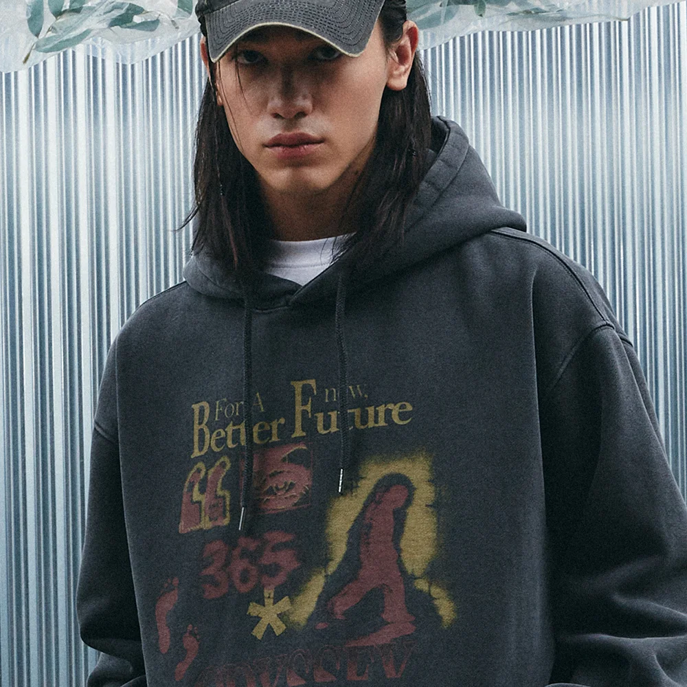 Odyssey Pigment 連帽衫 T恤 炭灰色