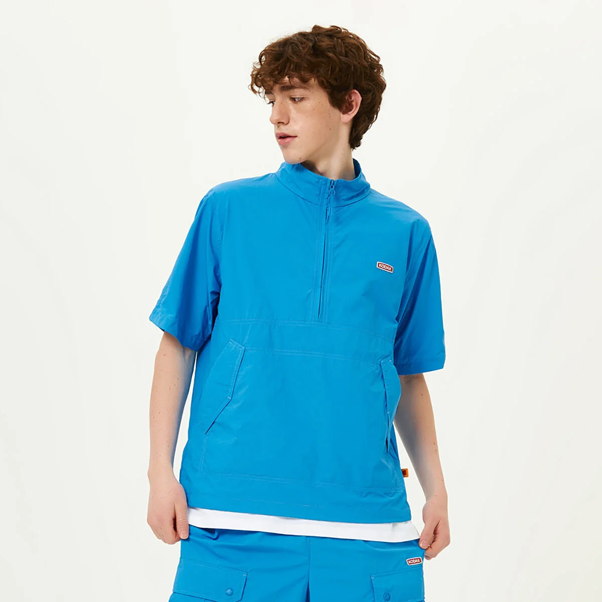 Breeze Pop Stand Neck 風褸 BLUE
