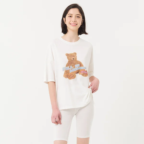莫代爾 5分 直筒 緊身褲 女裝