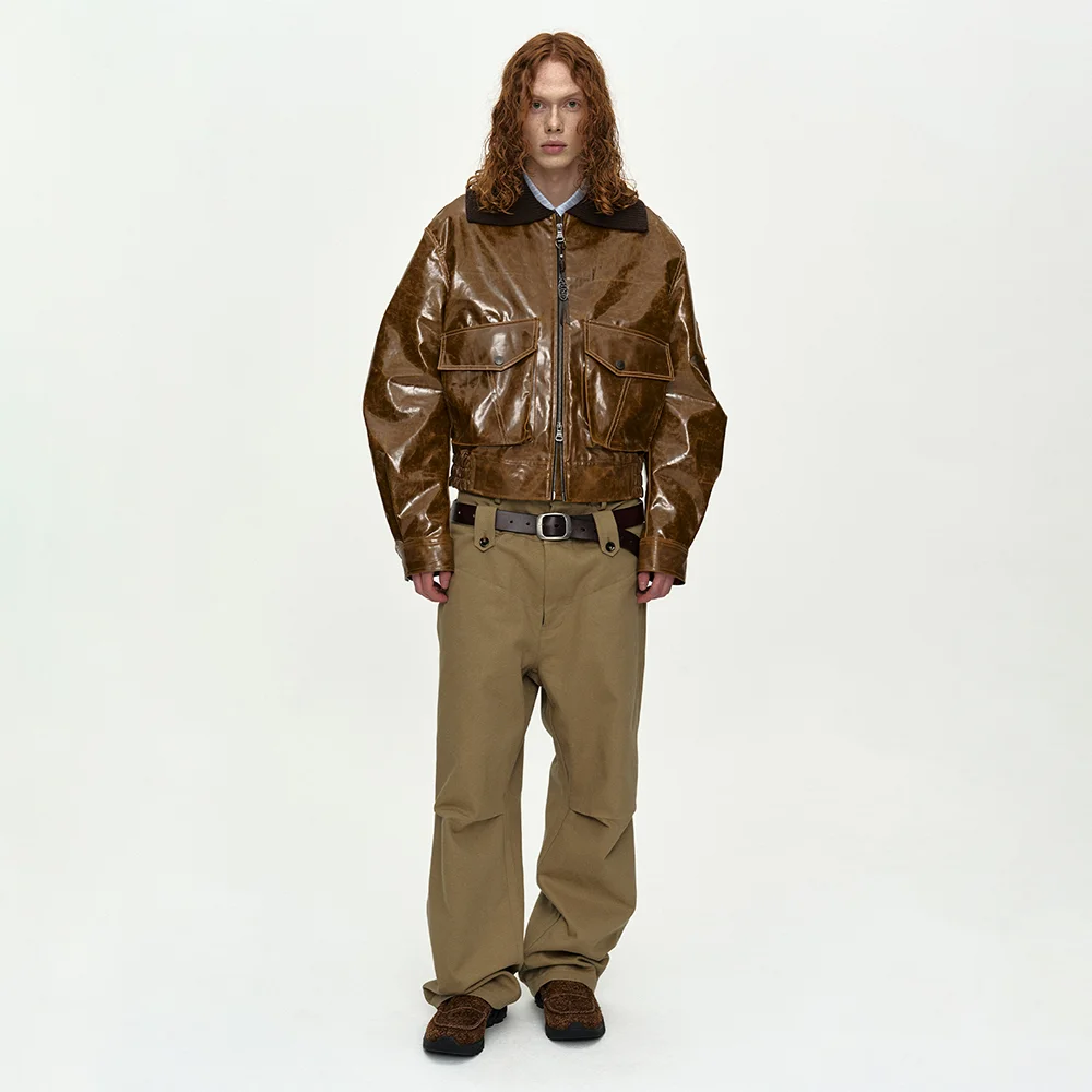 MIKOOS26 BOMBER JACKET awa740m(BROWN)