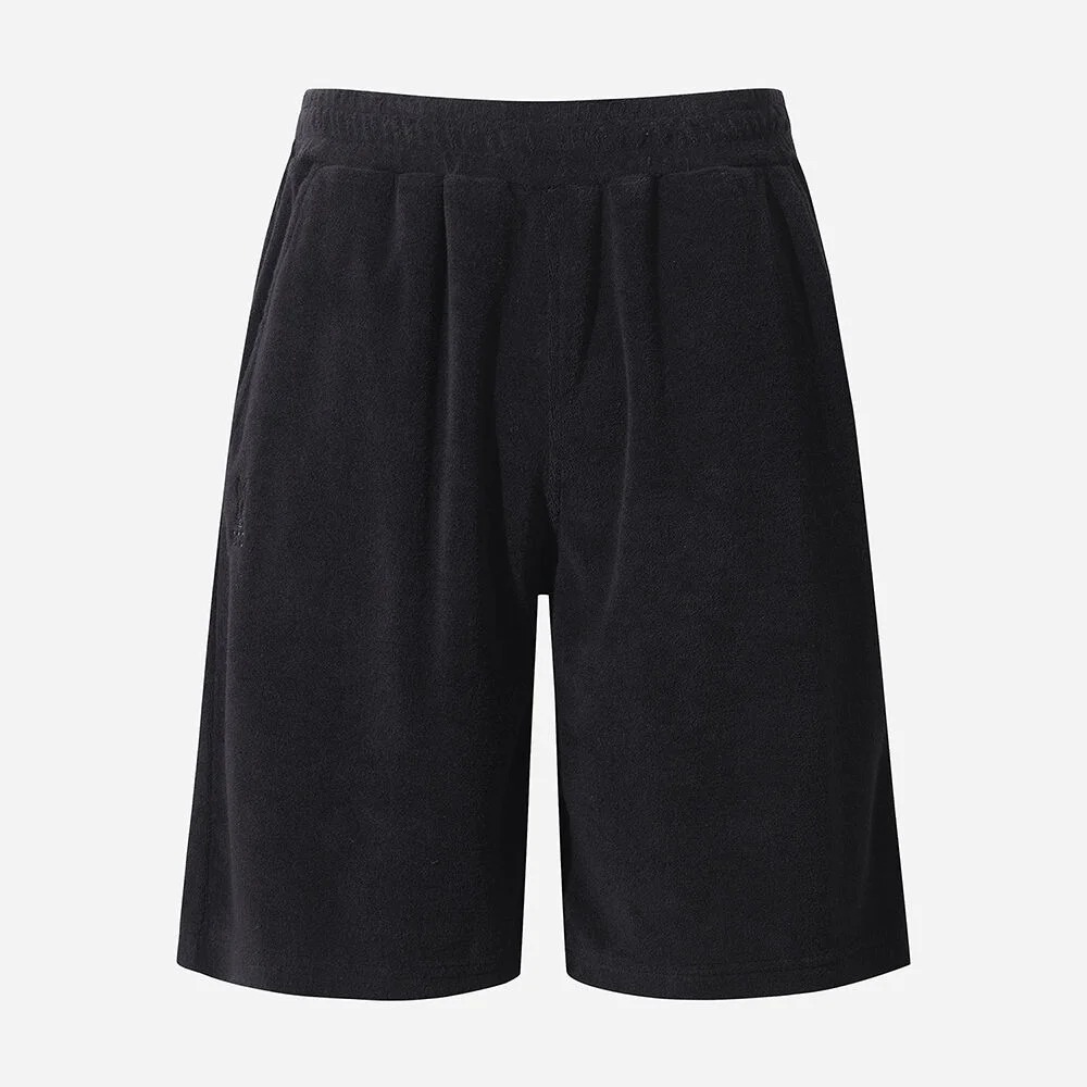Terry Up 柔軟 鬆緊帶 短褲 男士(BLACK)