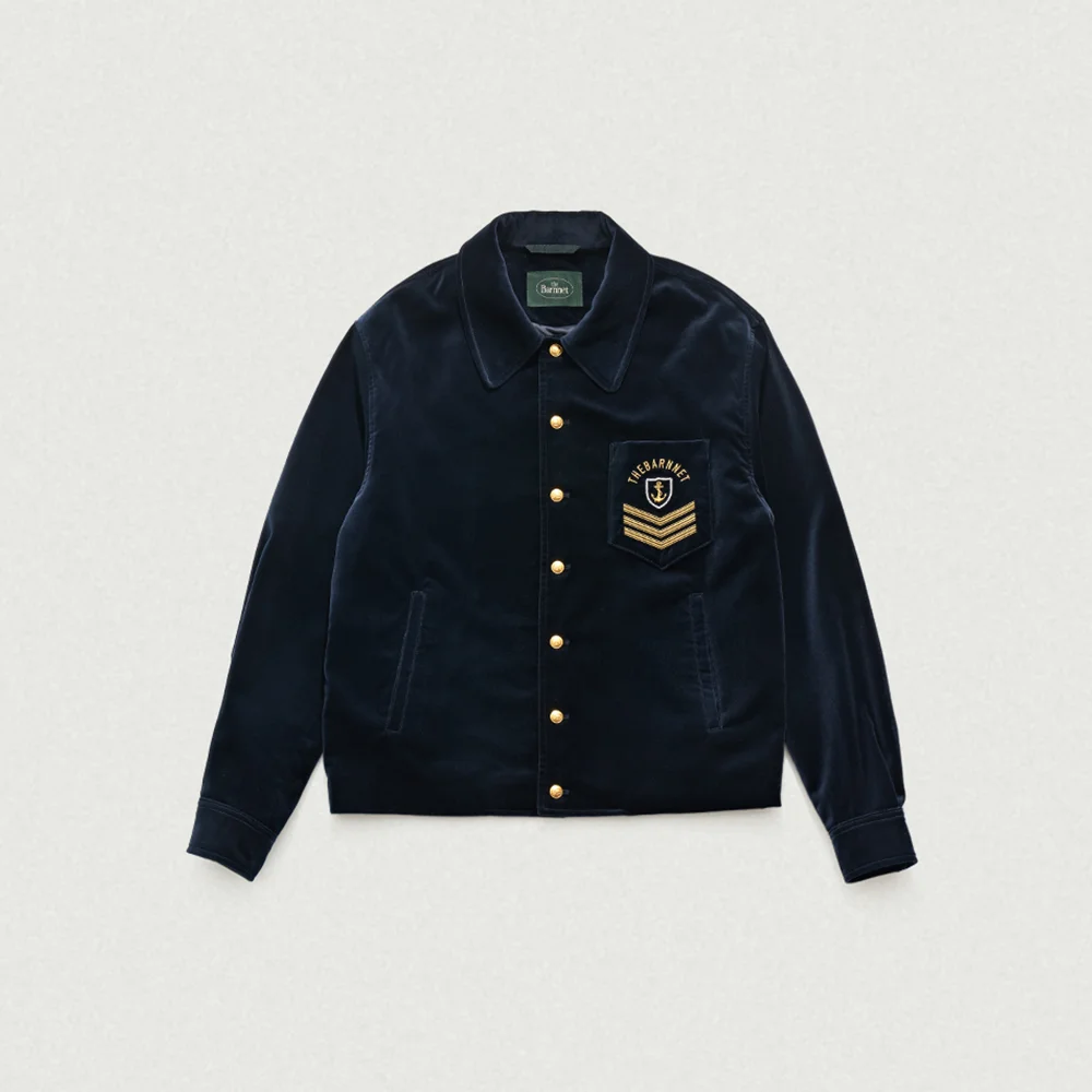 Mens Velvet Sailor Jacket