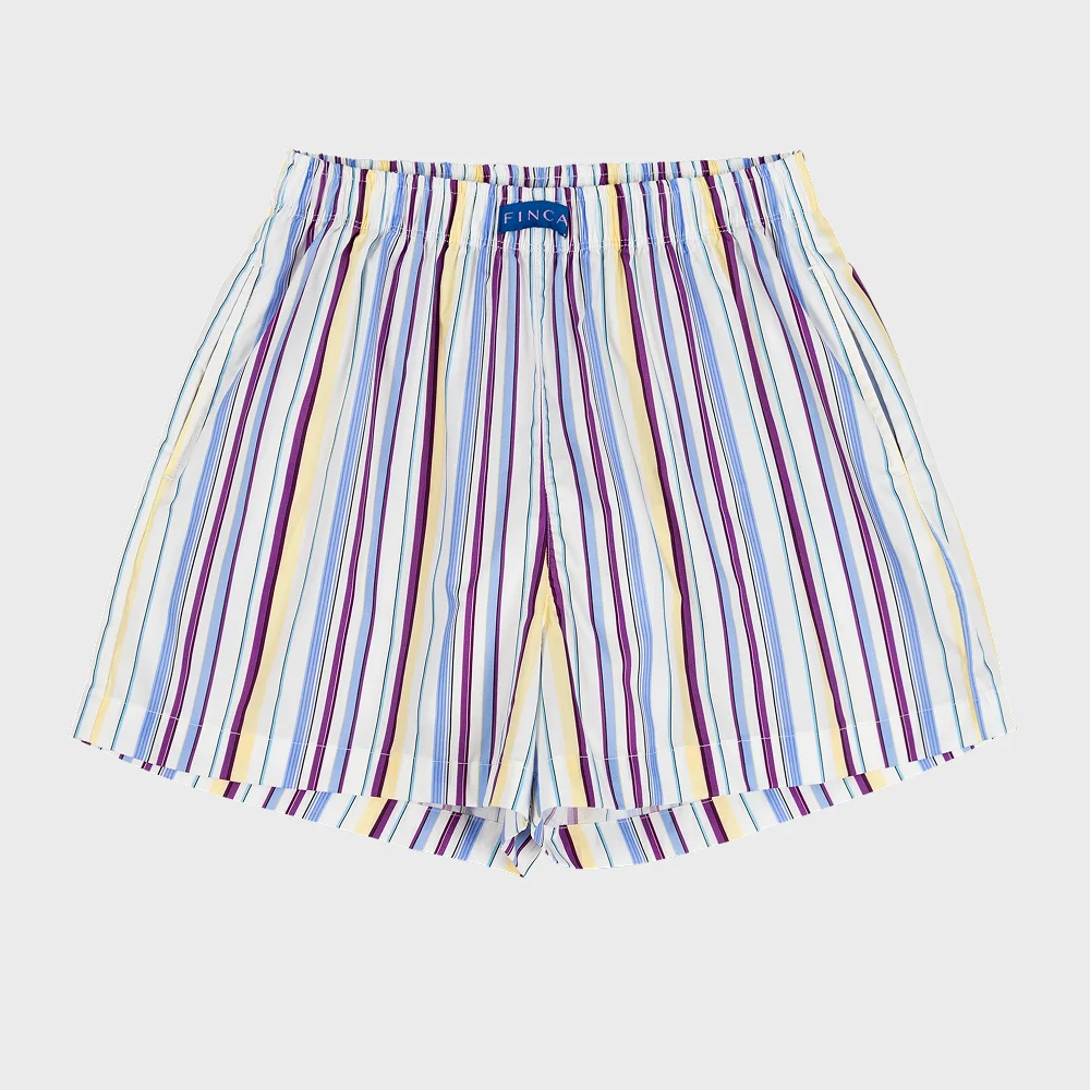 MT100 經典 短褲_紫色 多條紋 2SIZES