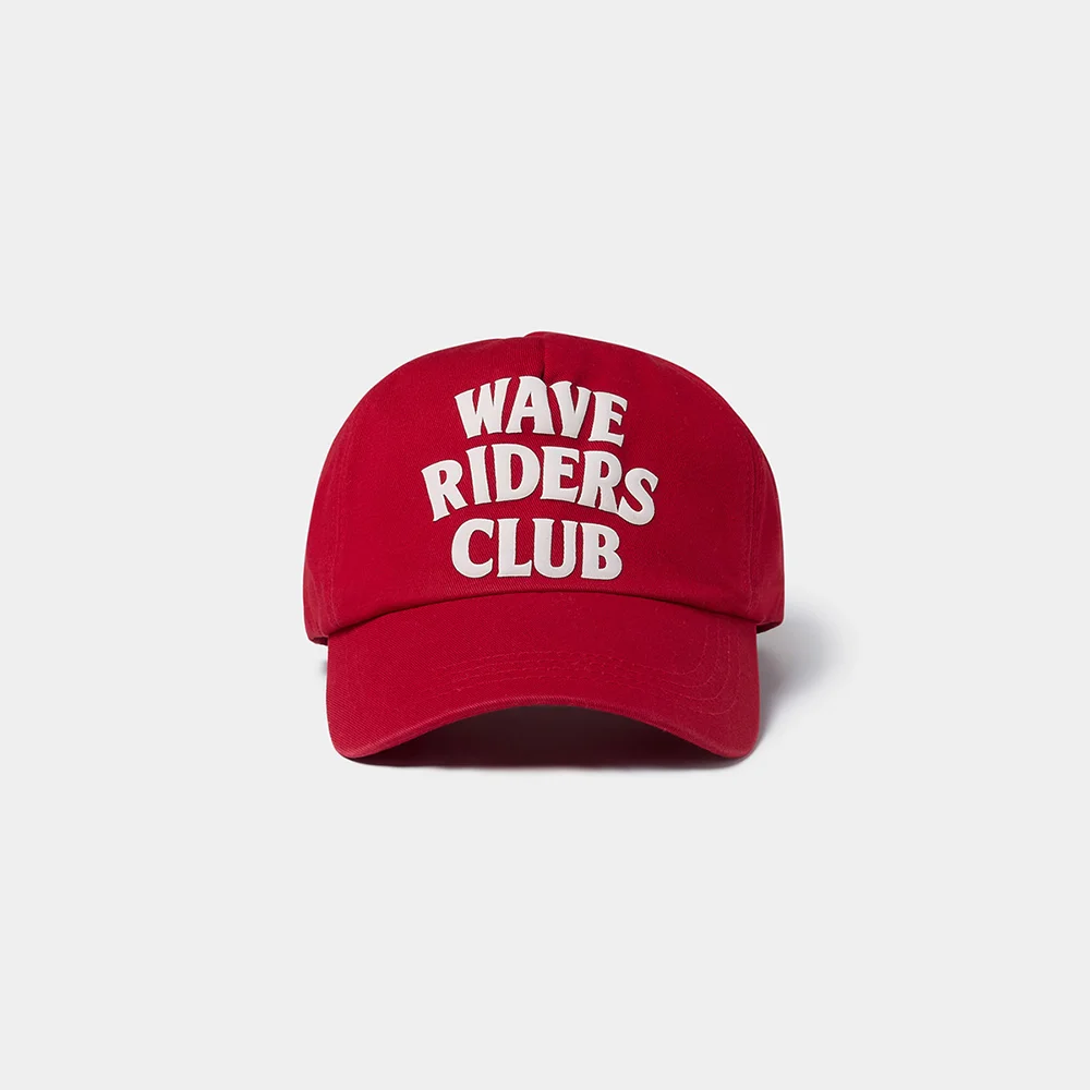 WAVE RIDERS CLUB BALL CAP - RED