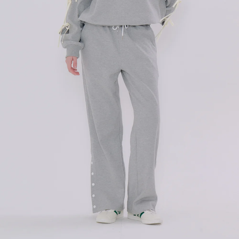 MET Button Banding Sweatpants grey