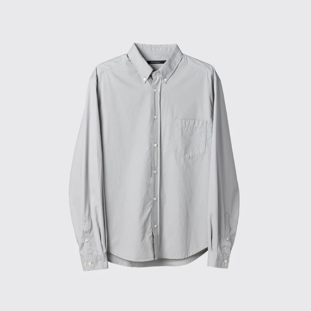 Out Button Shirt Silver