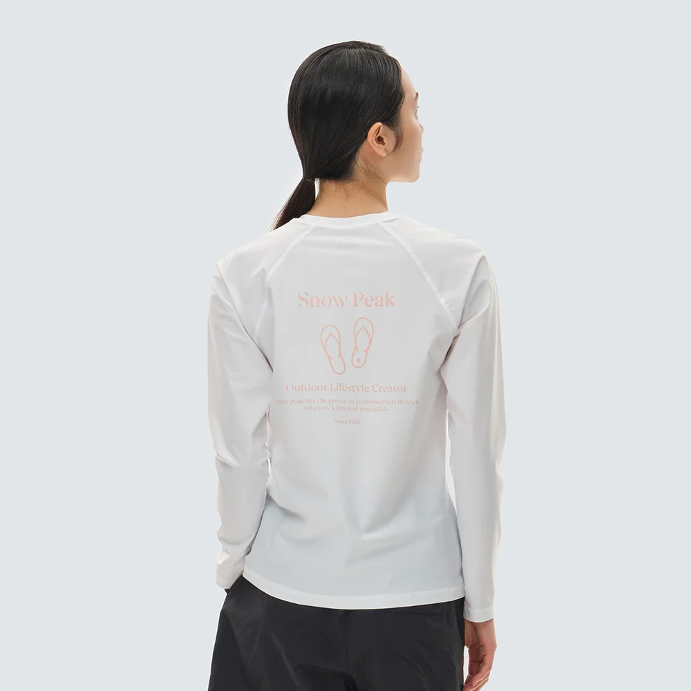 寬鬆版型 女裝 長袖 防曬衣 Off White (S24MWWSW07)
