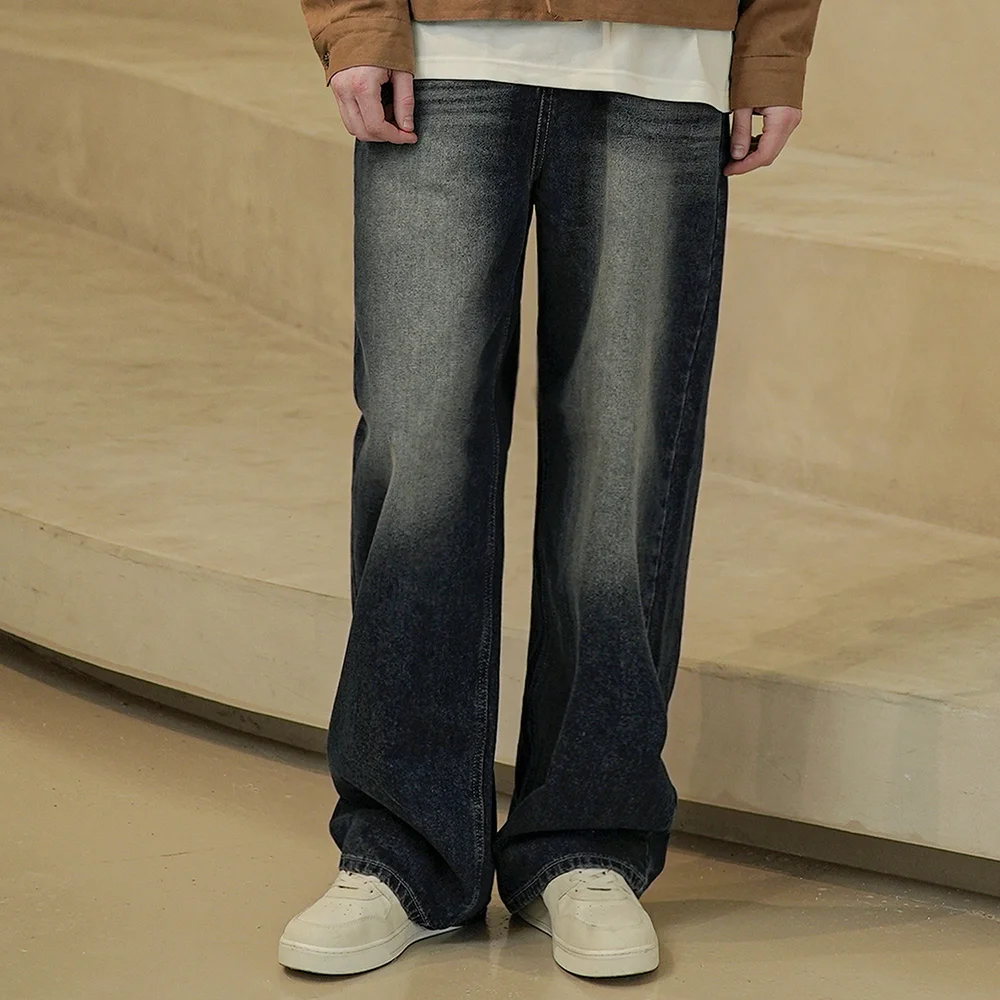 M234 NEW CAT WIDE PANTS_DEEP BLUE