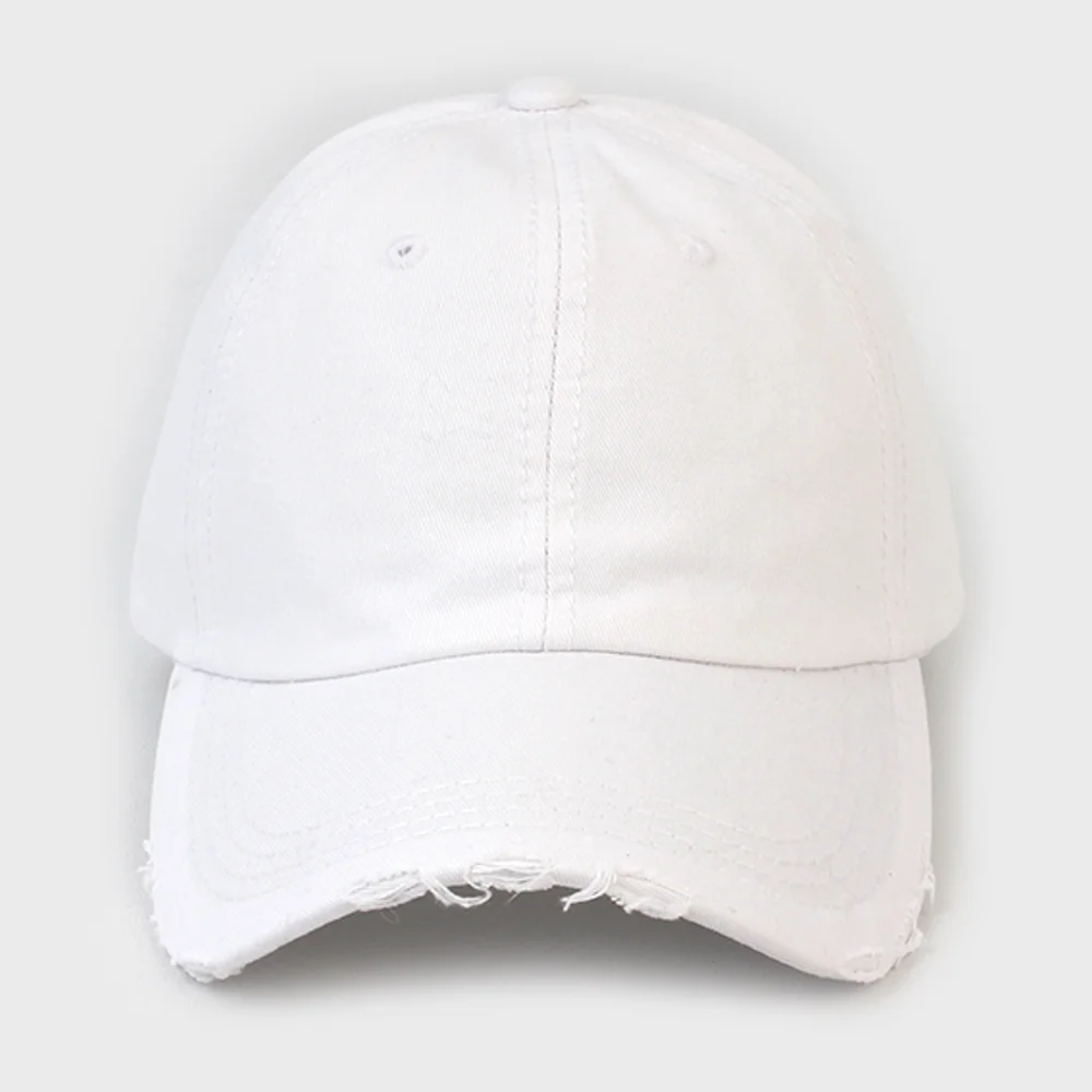 Vintage Washing Muji White Ballcap 水洗棒球帽
