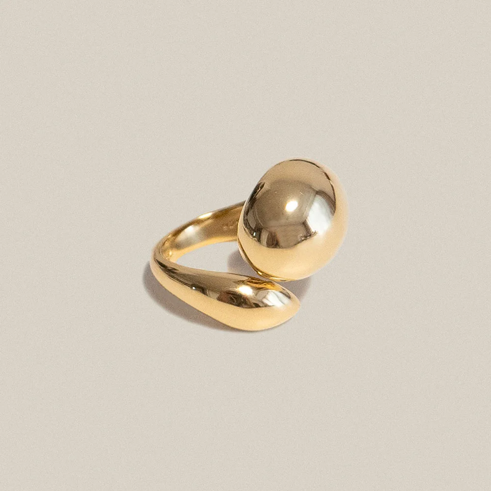 Wade Mirror Ring Gold