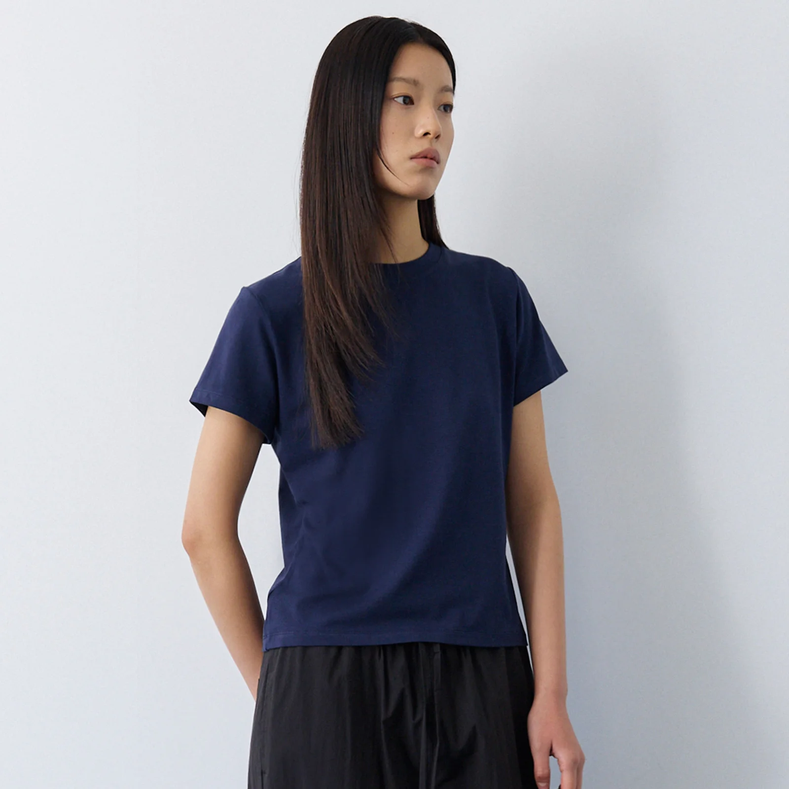 Basic T-Shirt-Navy