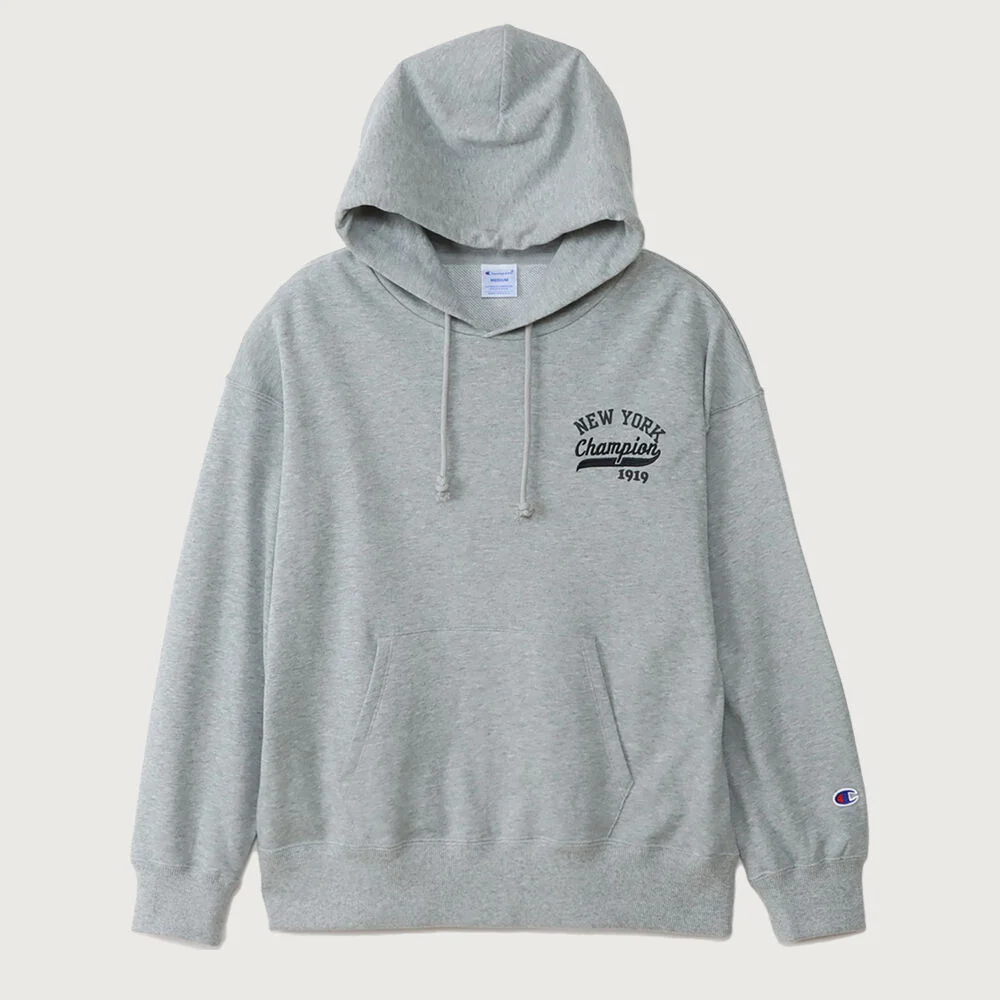 女裝 NEW YORK 寬鬆版型 連帽衫 T恤 Oxford Grey