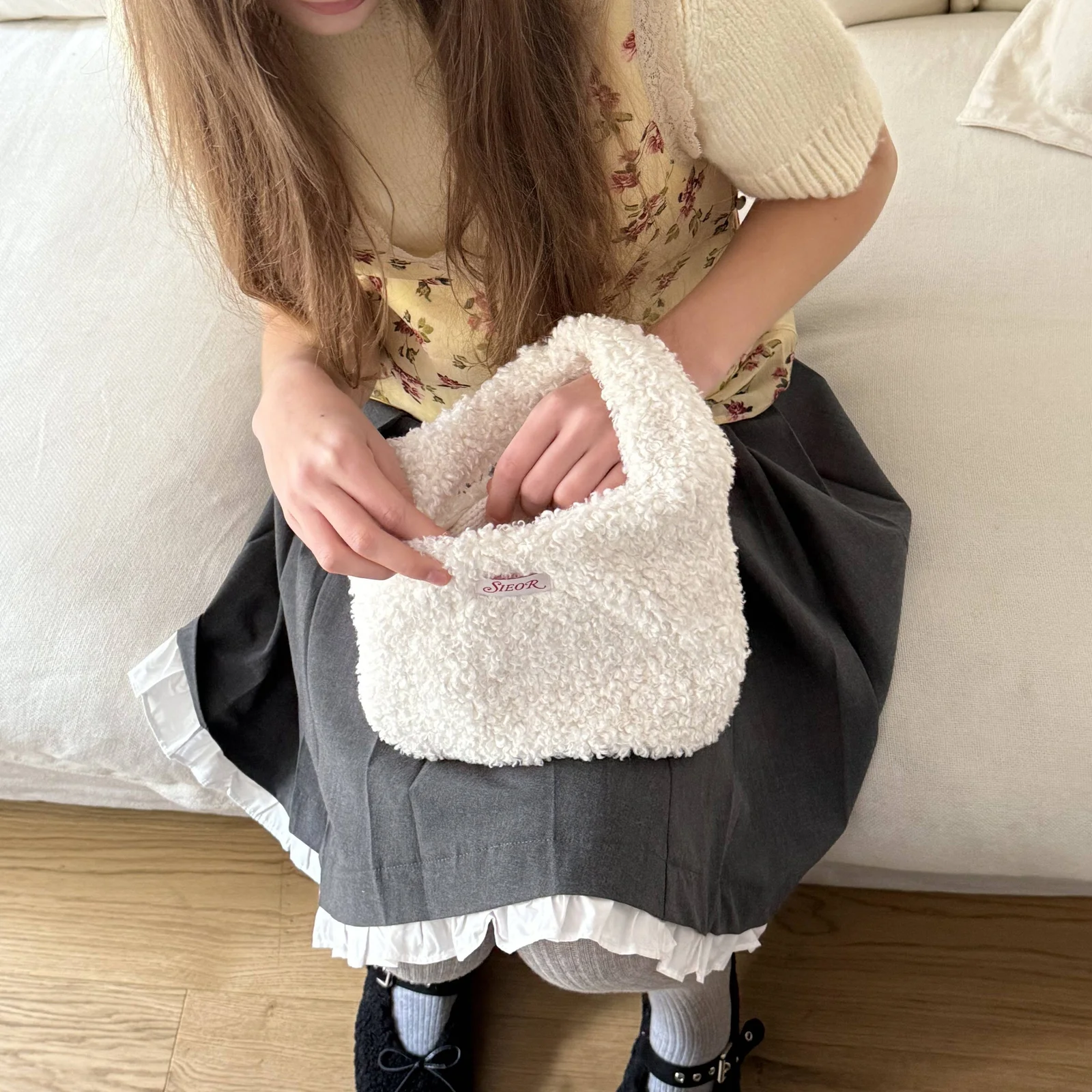 Taro fleece bag_3 colors