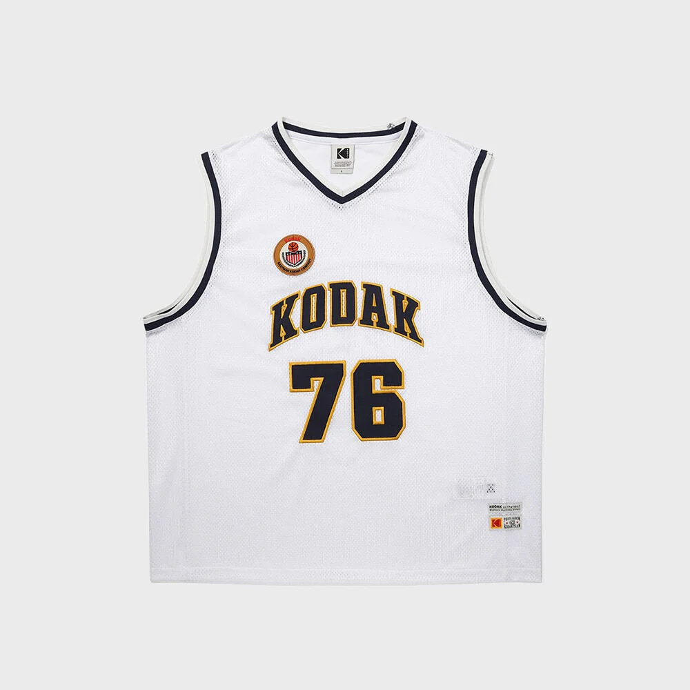 籃球 網布 上衣 WHITE