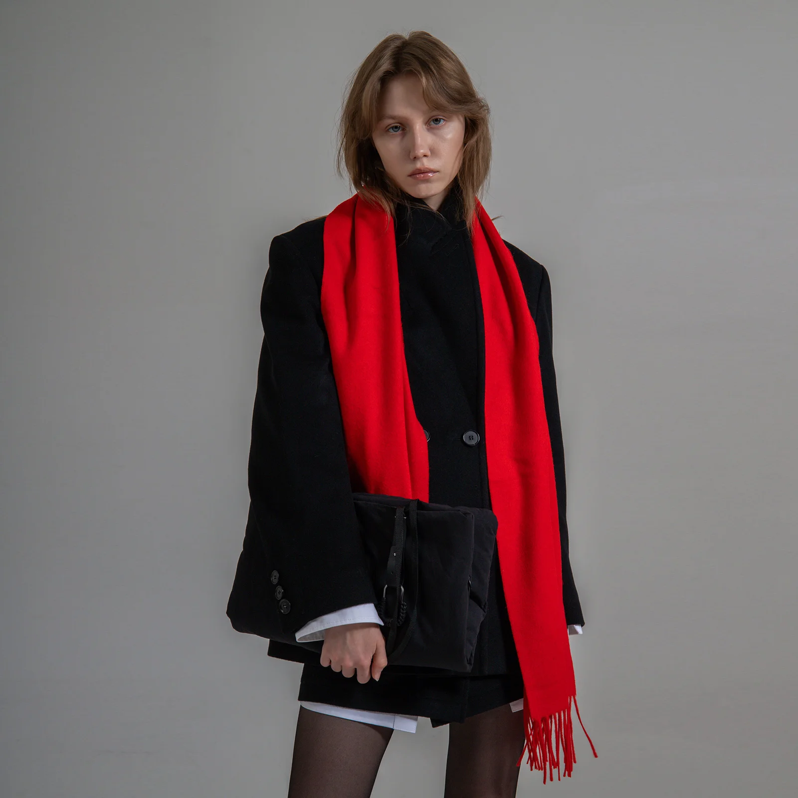 Jacket Double Peaked Black