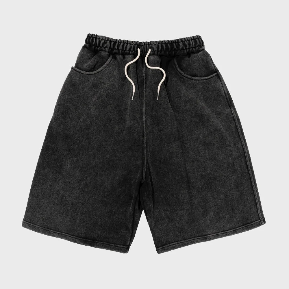 PIG DYING BERMUDA PANTS (BLACK)