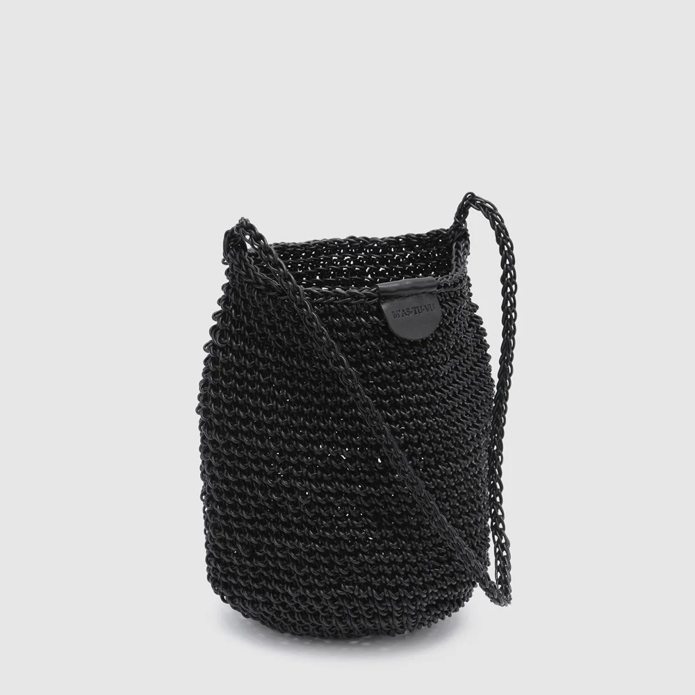 Mini pot bag(leather cord)