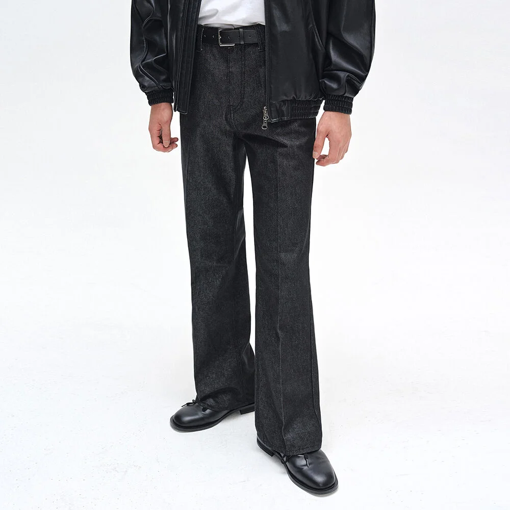 Dawn Semi Flared Jeans DCPT044CPBlack2