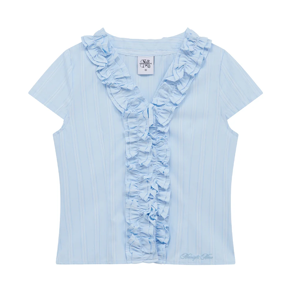 st frill shirt (sky blue)