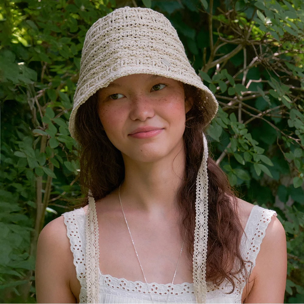 VINTAGE TOUCH LACE UP BONNET_3COLOR HA055