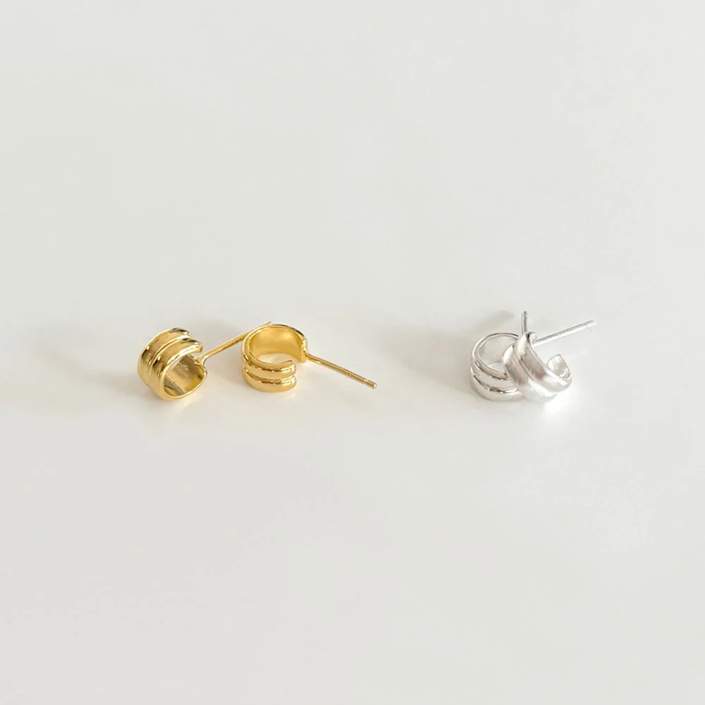 Yumi Lee,Jang Hee-ryung,薛仁雅,Lim Se-mi,Kim Jieun 著用 Mini Double Ring Earring