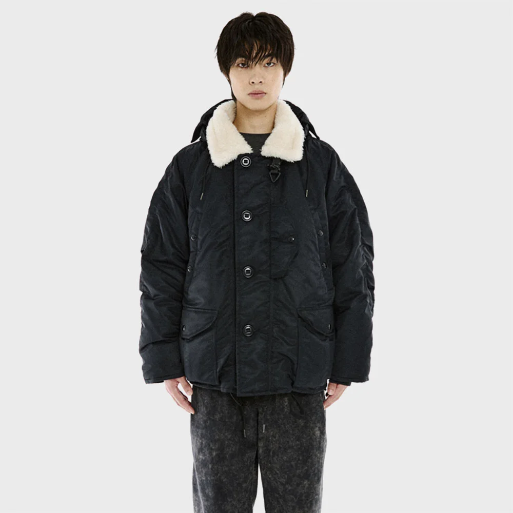 BAEKROK DOWN PARKA (INK BLACK)