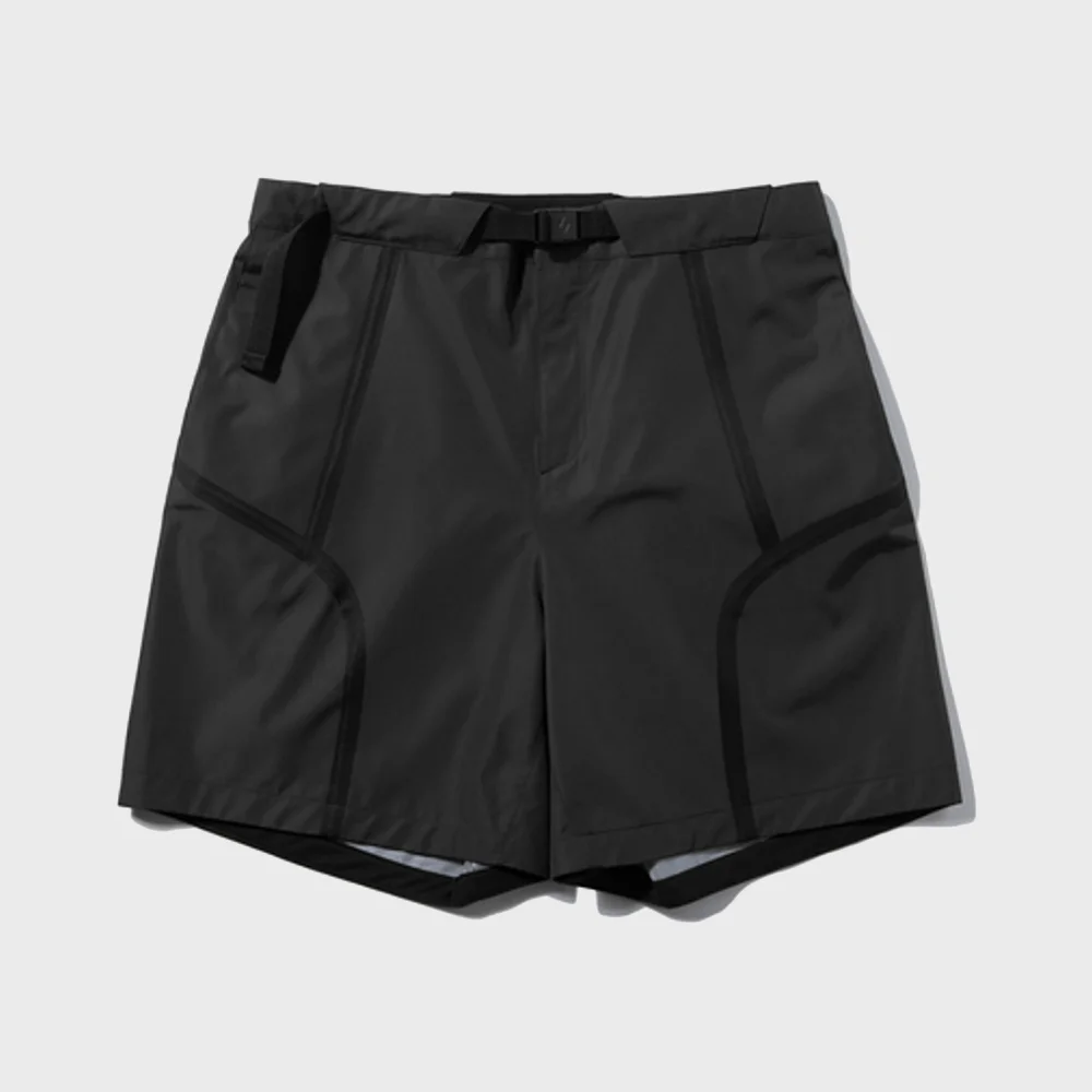 3LAYER SEAMSEALING HALF PANTS_Black