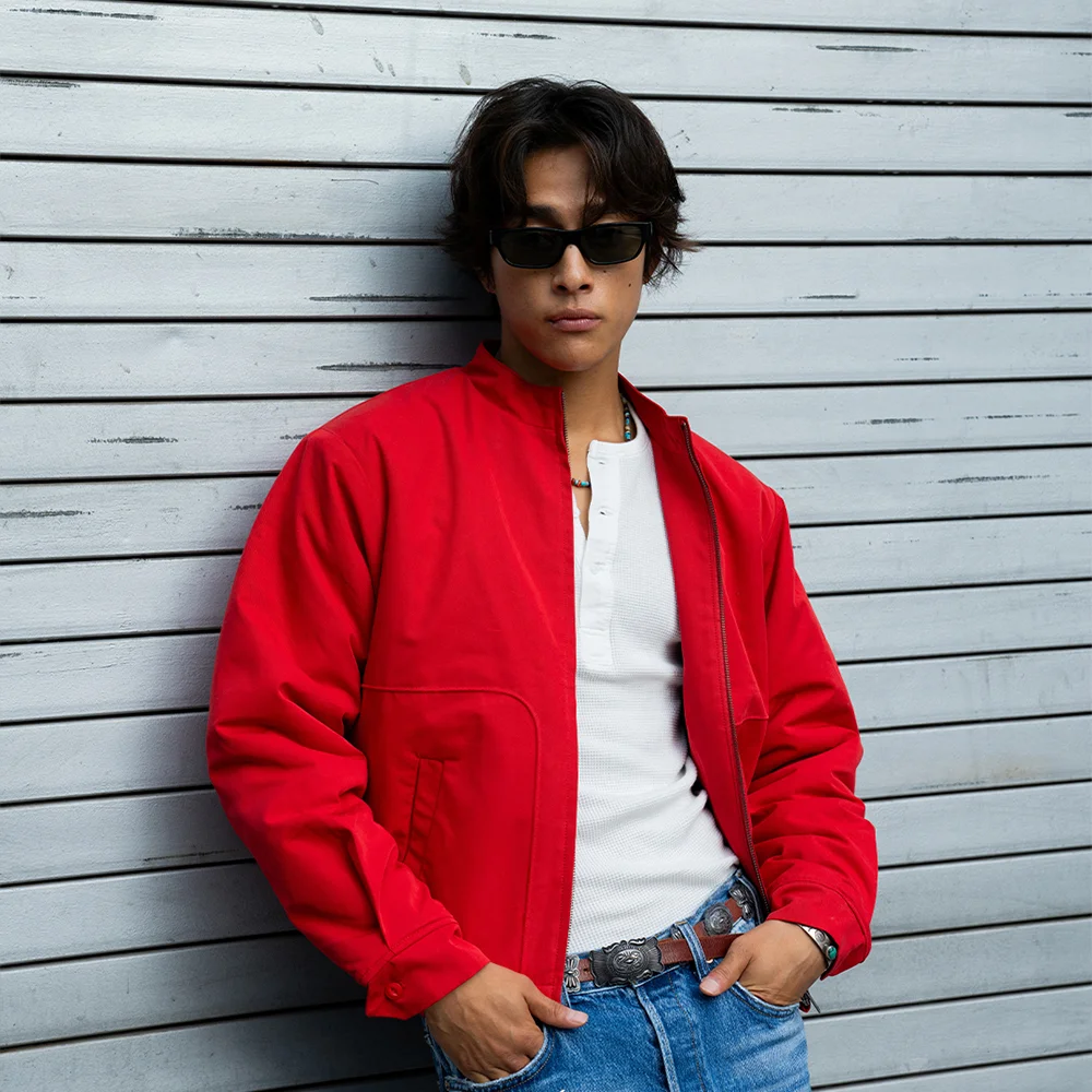 RACING COLLAR DRIZZLER JACKET (RED)