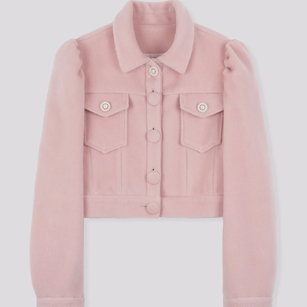 Virgin Wool Jacket Pink
