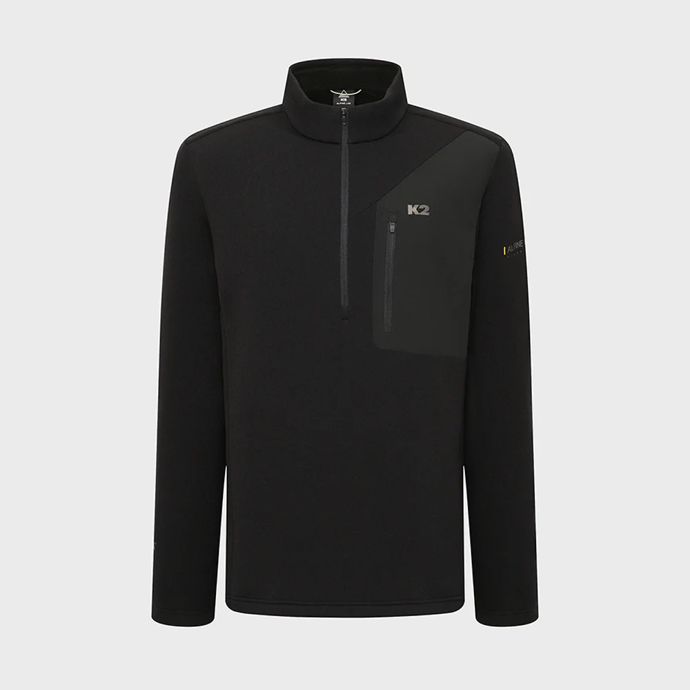 ALP Polartec Power Stretch 拉鏈 T恤_Black_KMW25203Z1