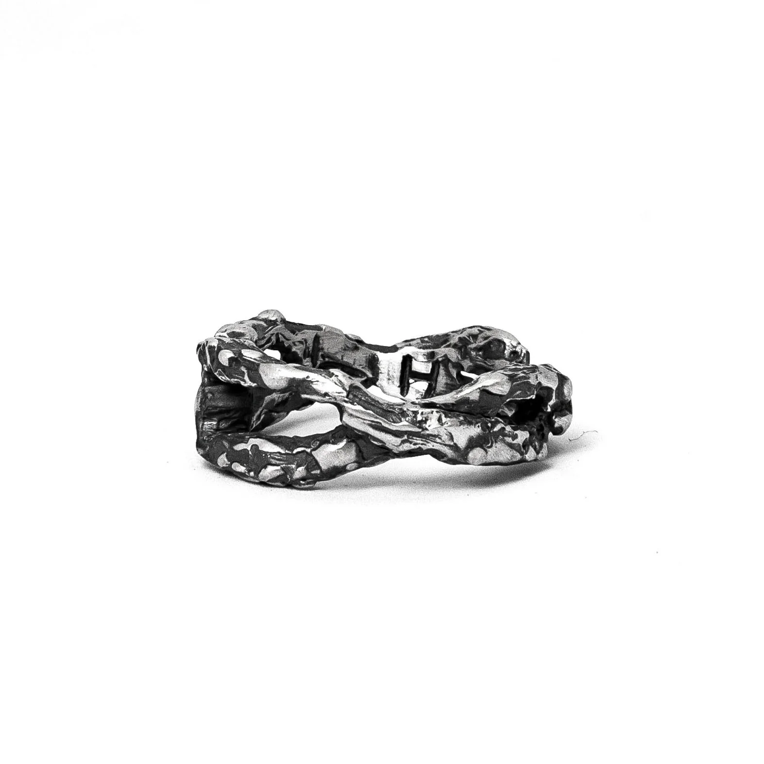 HR 155R_Silver Rough Ring (Silver 925)