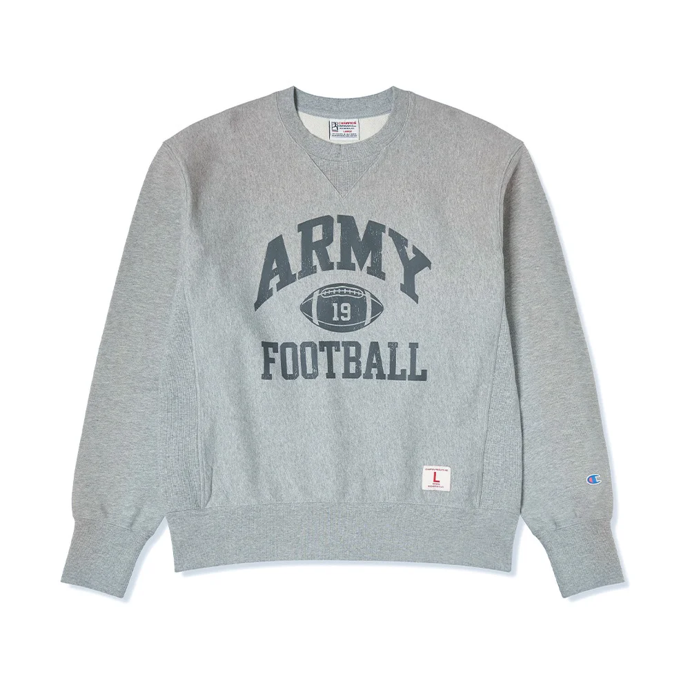 經典傳承 反織 ARMY 衛衣 襯衫 Grey Melange