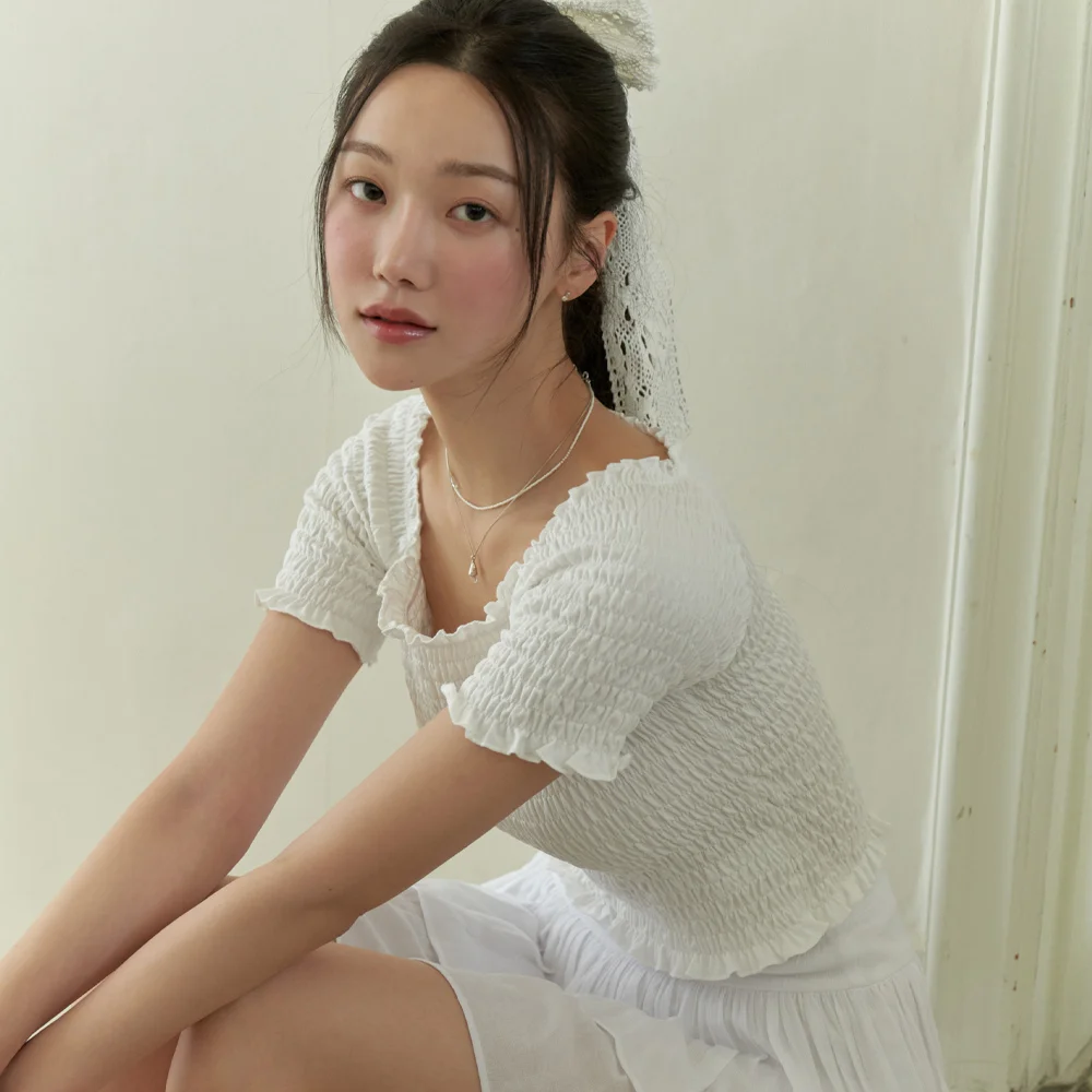 Water wave t-shirt (ivory)