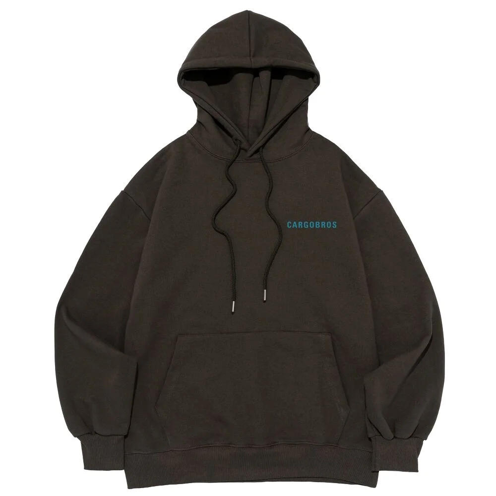 ESSENTIAL LOGO OVER HOOD T-SHIRT (KHAKI/GREEN)