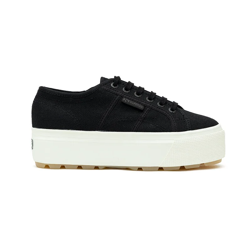 Superga 2790 背心 厚底 黑色 S111MJWAKZ