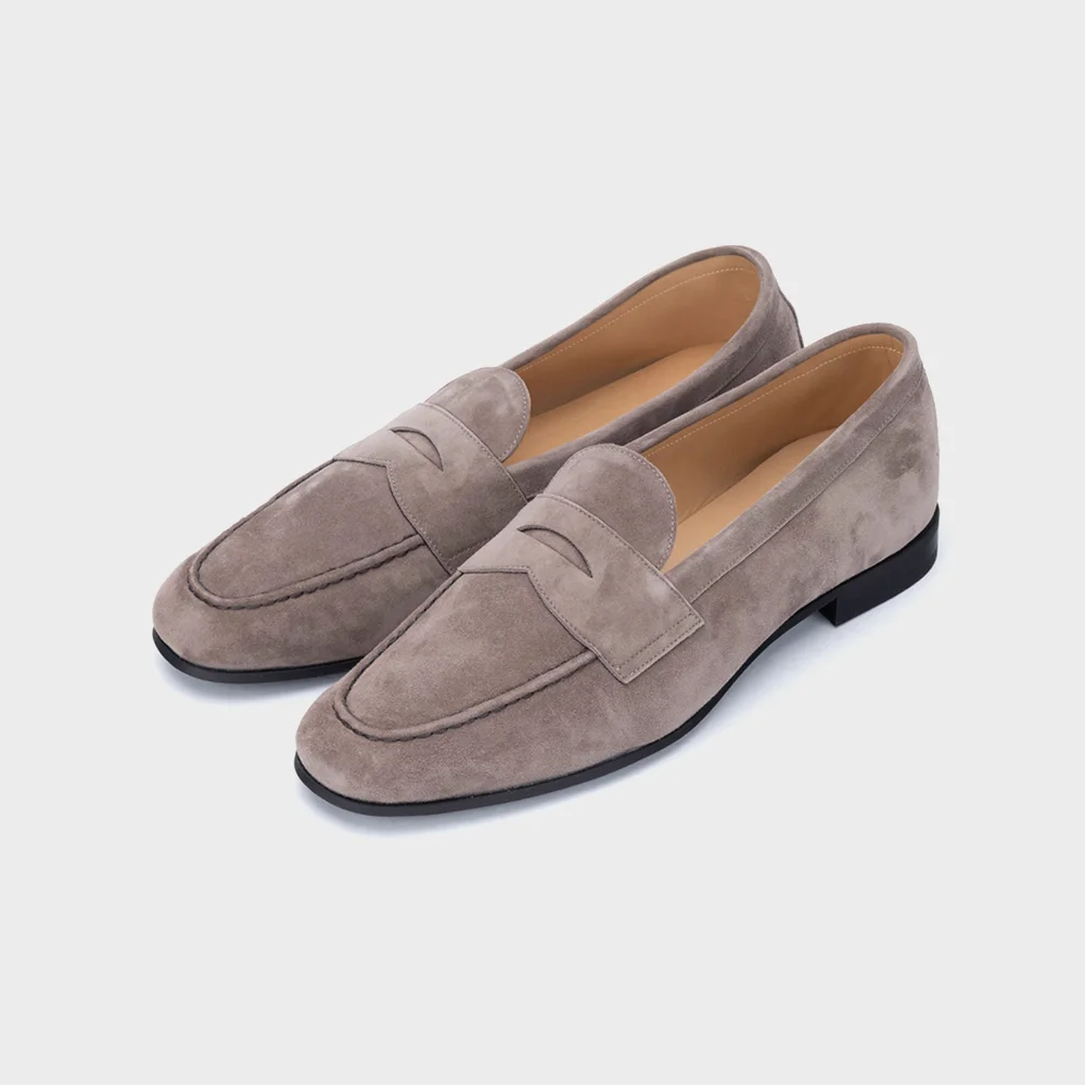 LWL SUEDE : PENNY (LIGHT GREY)