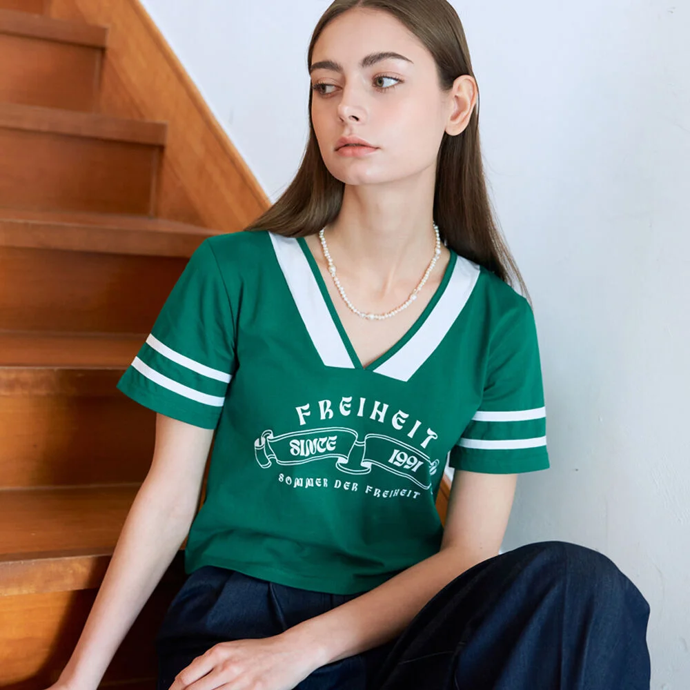 COLOURWAY SOMMER LOGO T-SHIRT (GREEN)