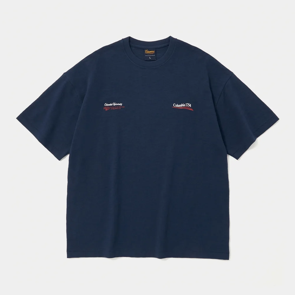 CU BIG WAVE LOGO S/S T-SHIRTS 深海軍藍