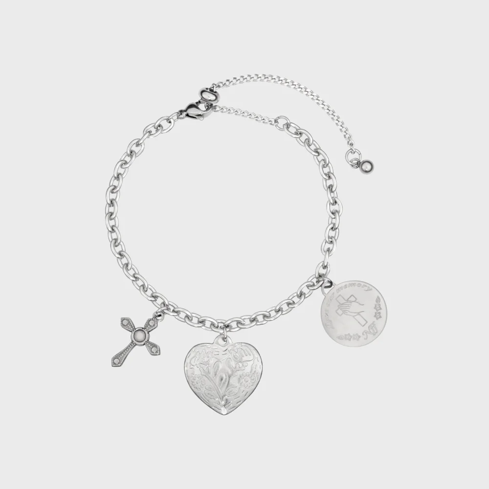 love memory bracelet-silver