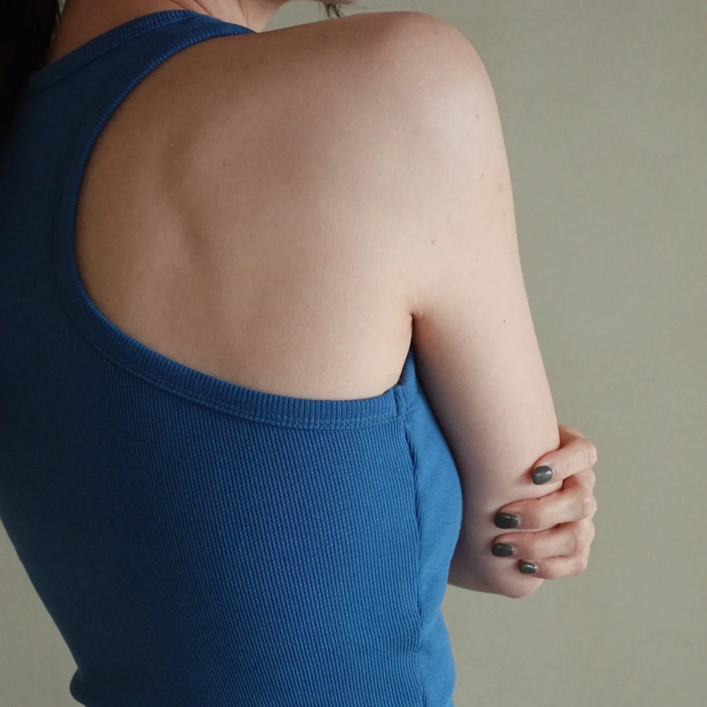 Basic tank top (ocean blue)