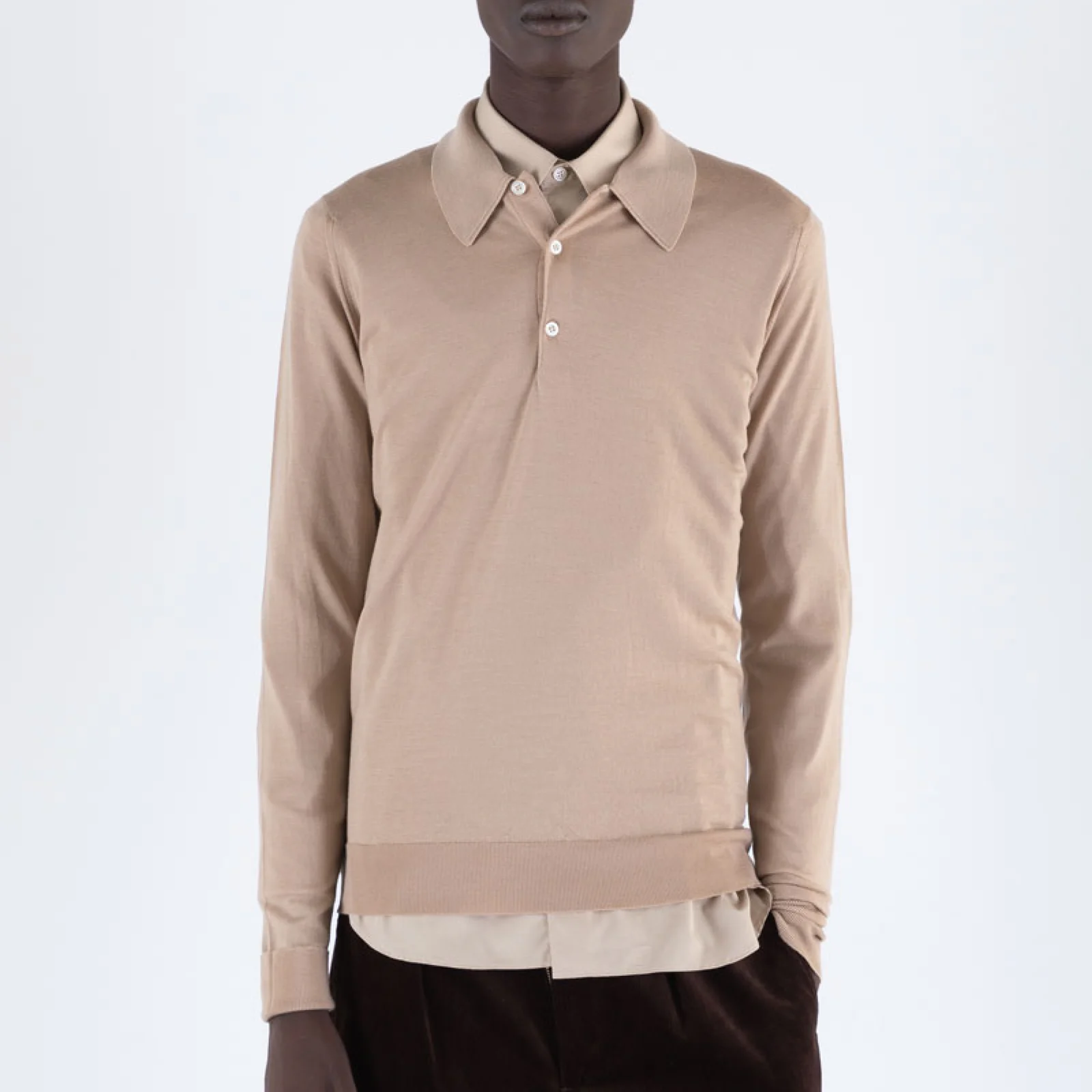 DORSET Merino Wool Polo Shirt Knit Seasonal 6 Colors