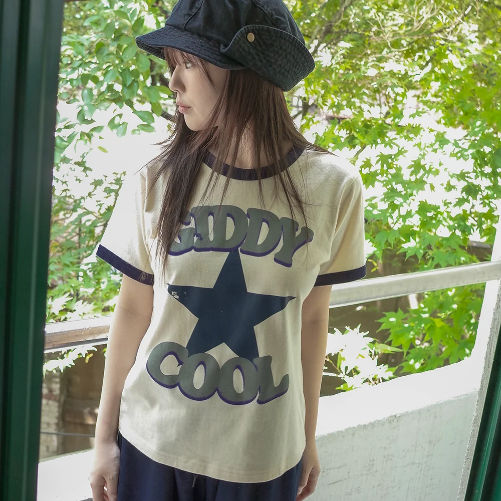 GD STAR TEE_CREAM(IK2EMMT523A)