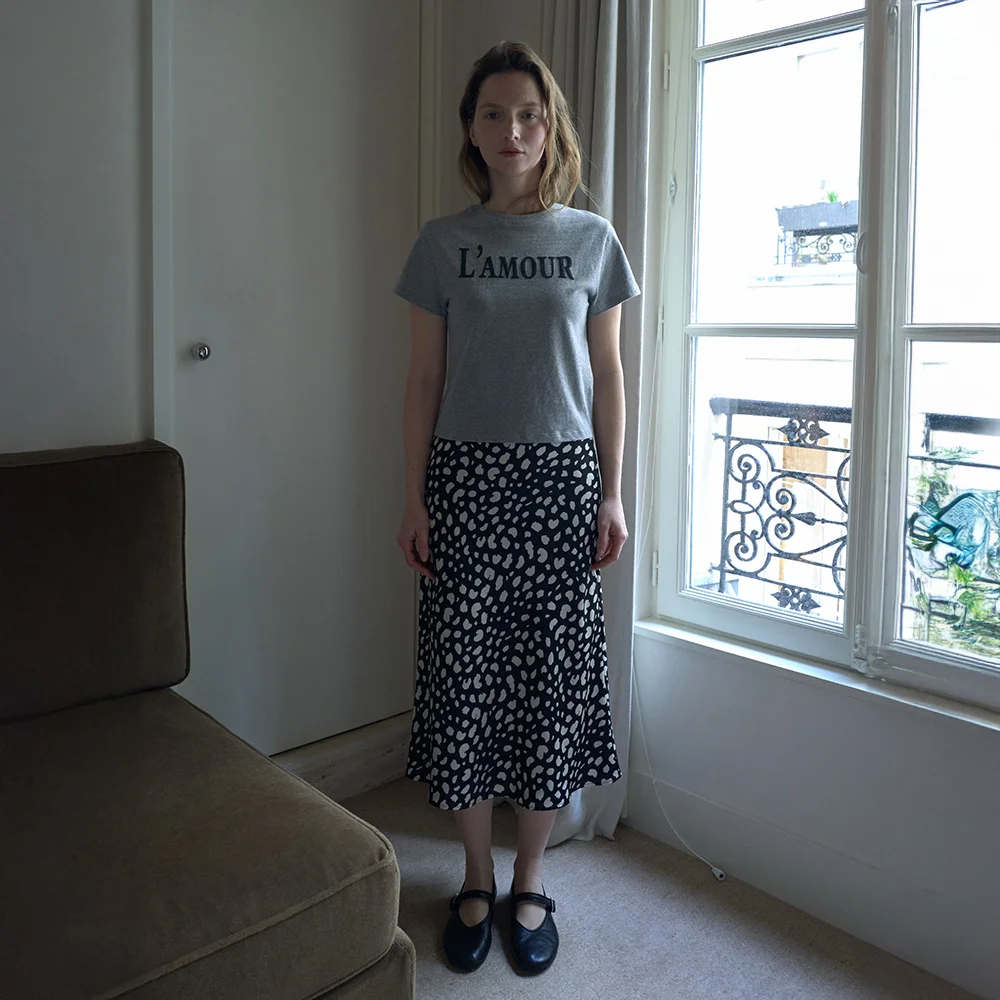 Kelly Silky Skirt_Black